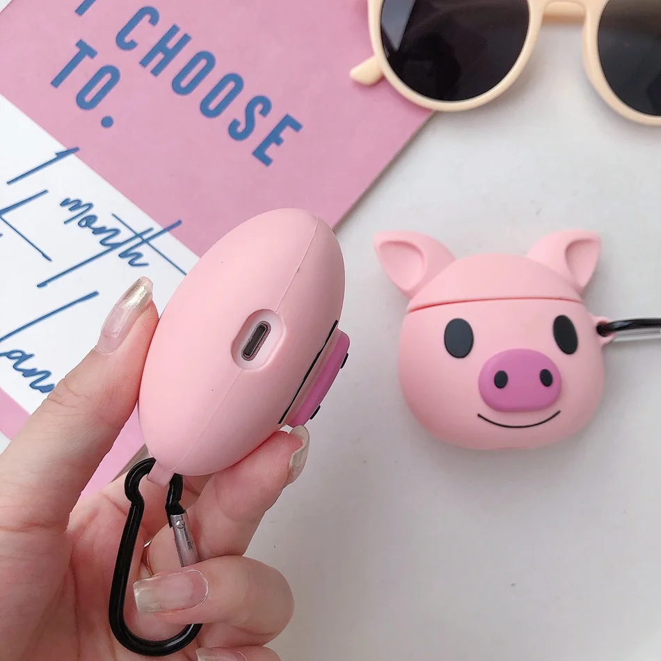 Для Honor Fly pods Pro Чехол с милым рисунком стежка силиконовый чехол для наушников для huawei FreeBuds 2 Pro Honor Flypods чехол с ремешком