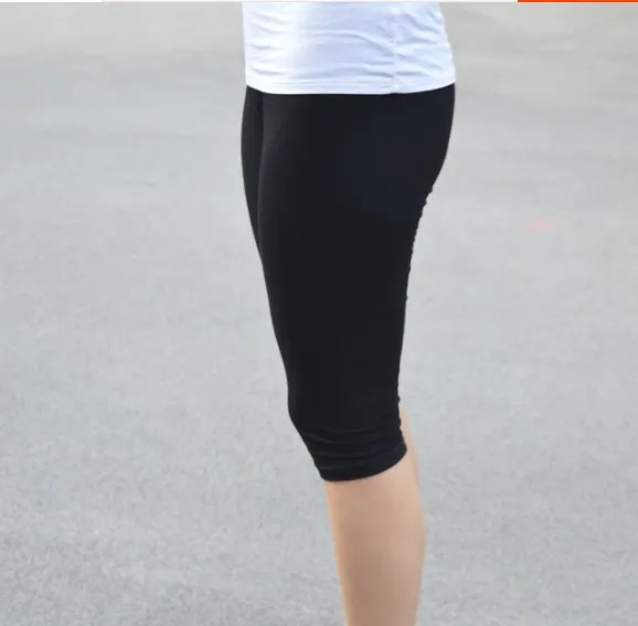 Women Leggings 2020 Summer Strench Knee 