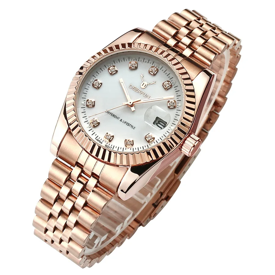 Швейцарские часы oyster perpetual Rolexable datejust MIYOTA, кварцевые мужские и женские часы из нержавеющей стали, классические часы reloj hombre - Цвет: ROL DJ11