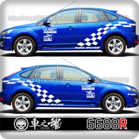 Автомобильные наклейки для Ford Focus 2009-2013 украшения кузова внешний вид модификация влево и вправо