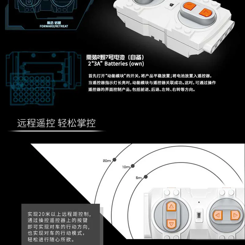 

Mould king New Style Building Blocks Remote Control Car Crawler Stunt Race Car Compatible APP Control Children Building Blocks T