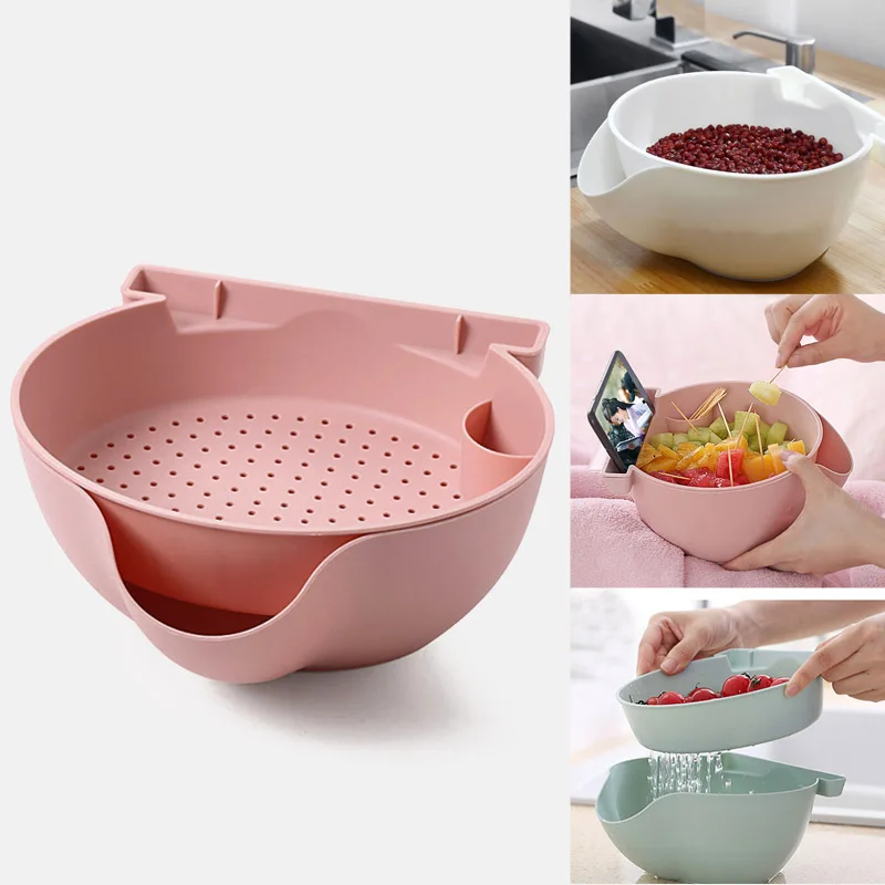 Fruit Seeds Bowl Snack Serving Dish Nut Tray Shell Storage Box Phone Holder RO 