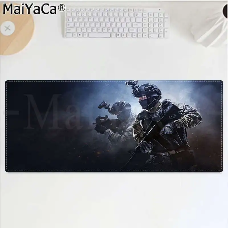 Lock Edge 30x80cm MaiYaCa высокое качество CS GO геймер Блокировка края коврик для мыши игра большой коврик для мыши клавиатуры коврик - Цвет: Lock Edge 30x80cm