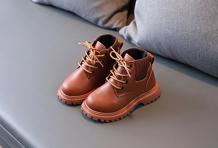 Sapatos de Inicialização Crianças do Bebê Moda Quente Inverno Meninas Meninos Engrossar Pelúcia Martin Botas Sapatos 4 Mamãe e Bebê