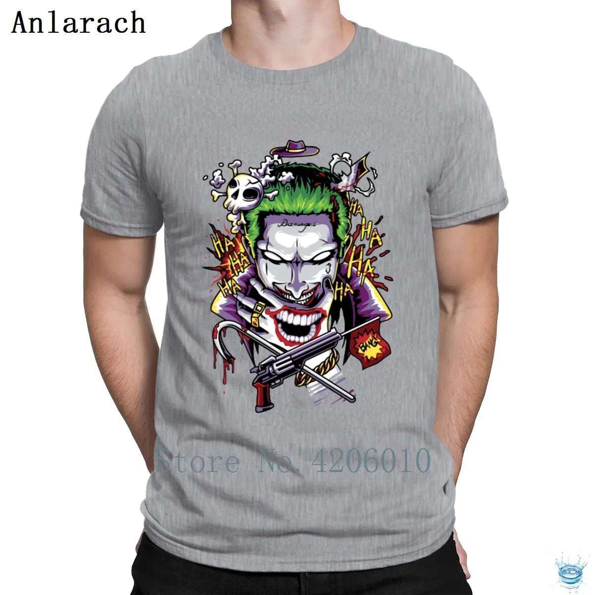 Joker T-Shirt Funny Tee Tops Normal Cotton Men's Tshirt Great Summer Style Designer Tee Shirt Top Quality