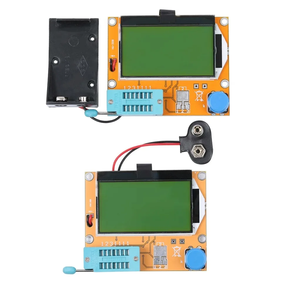 Esr-t4 mega328 цифровой Транзистор тестер Диод Триод Емкость lcr-t4 esr метр MOS/PNP/NPN LCR 12864 9 в ЖК-экран