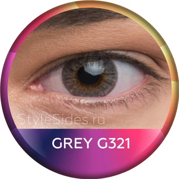 

Цветные линзы для глаз Серые Gray G-321