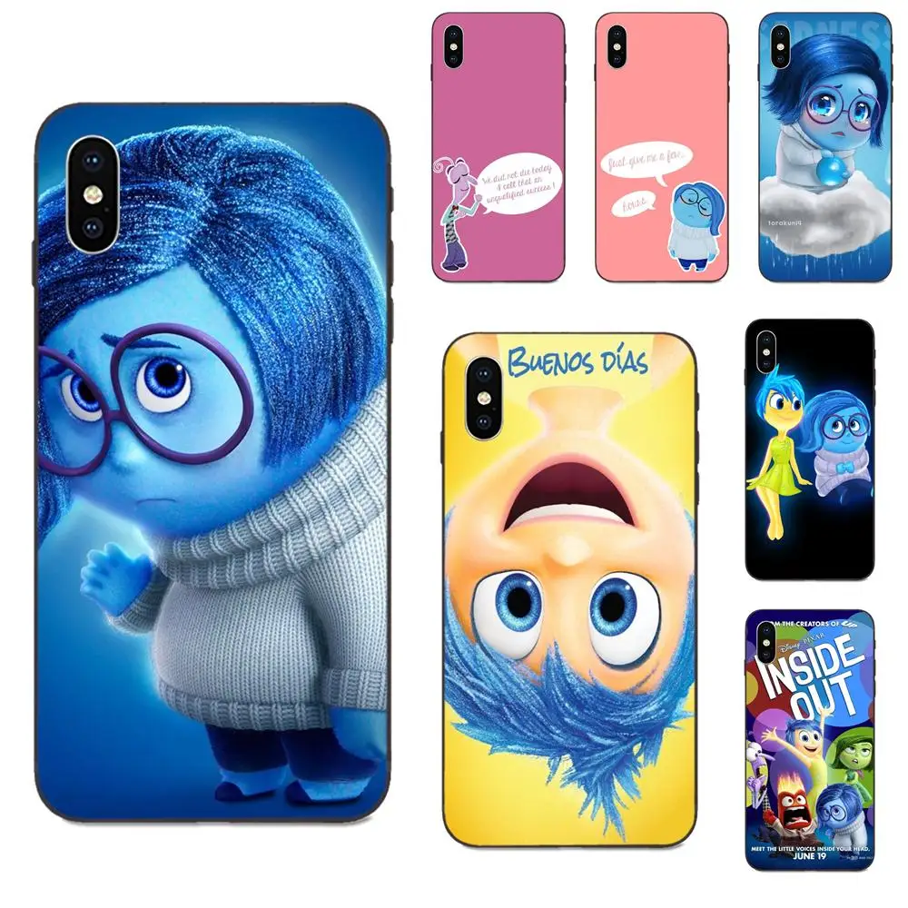 Радость и грусть Inside Out Flexibles Coque чехол для телефона из мягкой черной Apple IPhone X XS Max XR