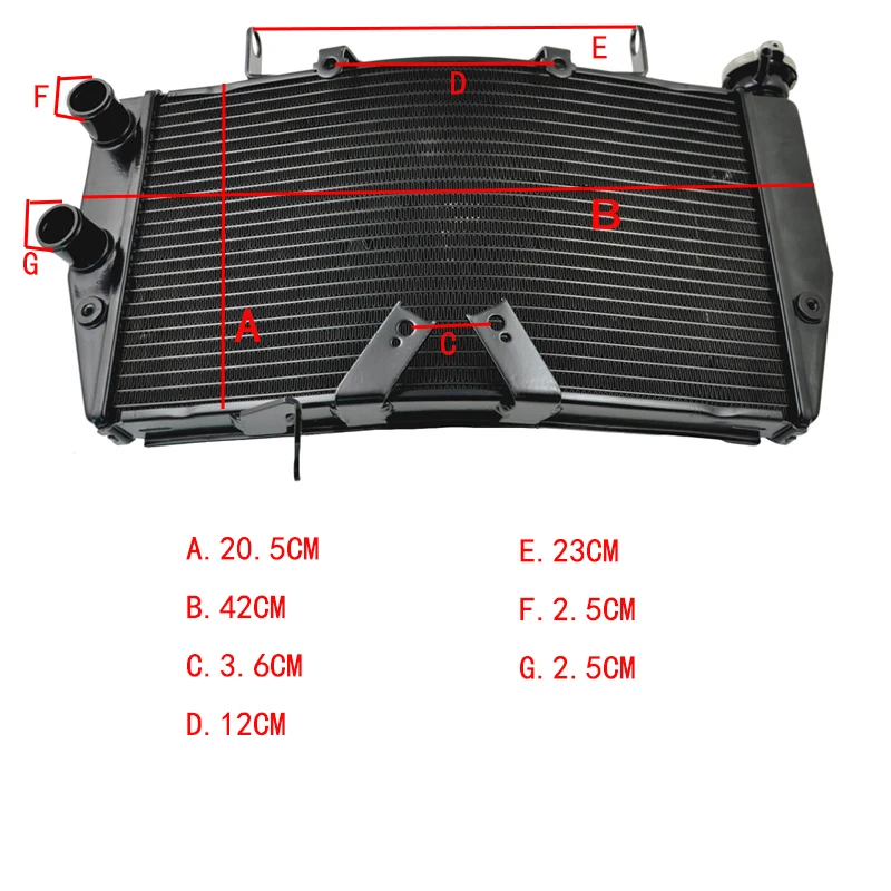 LOPOR мотоцикл алюминиевый радиатор для DUCATI 2008-2011 848 1098 1098 S 1098R 1198 1198 S 08 09 10 11