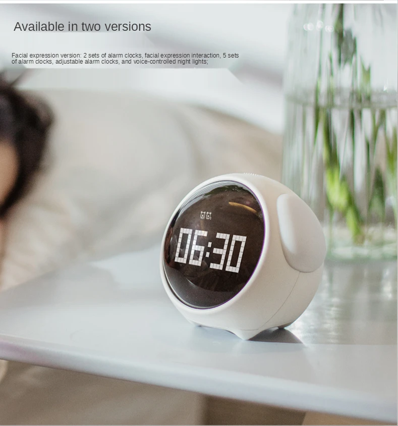 LED Pixel Alarm Clock | Intelligent Luminous Snooze Clock | Dream Tech