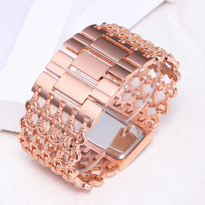 2021 Luxury Women Golden Stainless Steel Bracelet Watch Ladies Fashion Hollow Strap Dress Watch Female Casual Clock Relogio Hot