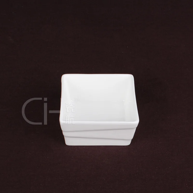 4.5 Inch Rainbow Twill Sugar Bowl Fruit Salad Bowl Ceramic Bowl