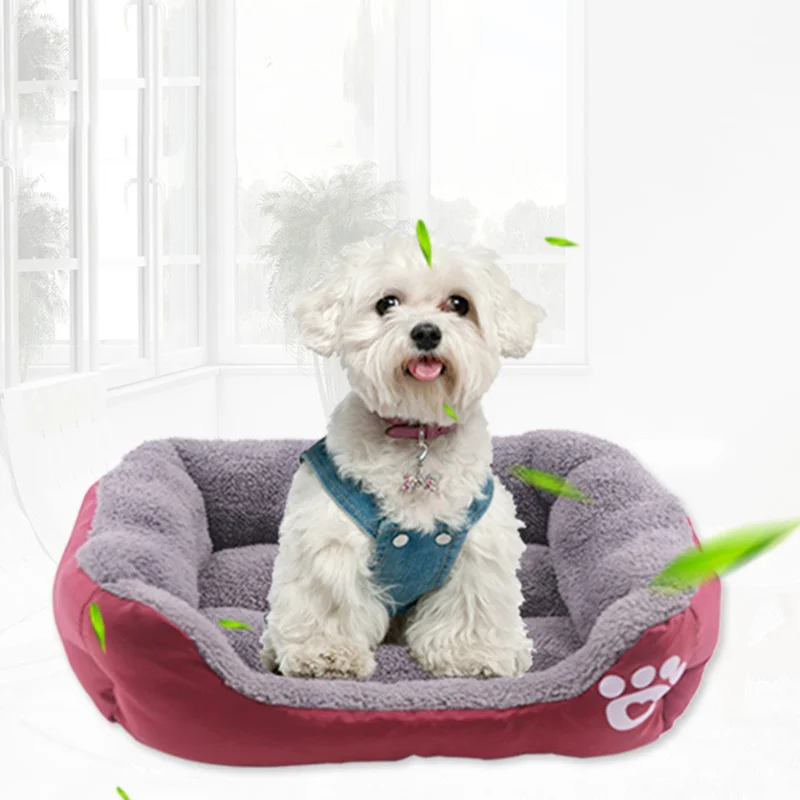 

Winter Warm Pet Cushion Pet Dog Kennel Soft Dog Bed Puppy Cat Bed Pet House for Small and medium Dog Pad Pet Product