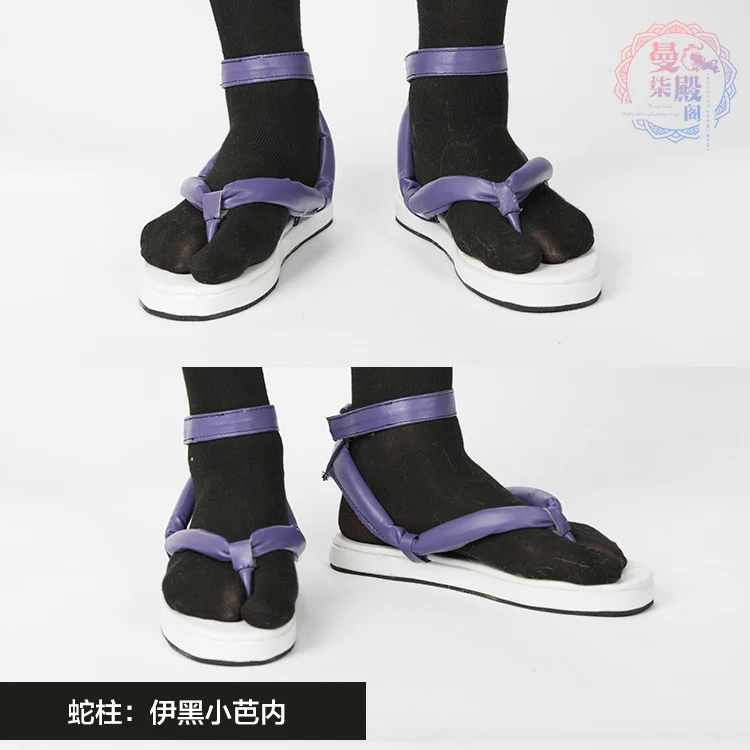 Обувь для костюмированной вечеринки для косплея; kumetsu No Yaiba Kamado Tanjirou Nezuko Kanroji Mitsuri Kochou Uzui Rengoku Kyoujurou