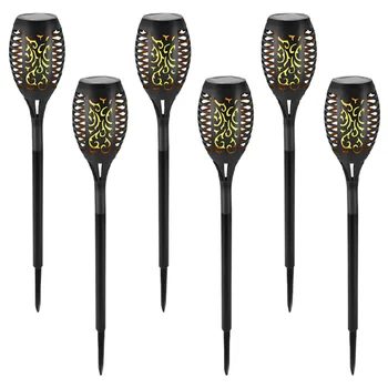 

Solar Flame Torch Lamp Waterproof Outdoor Spotlight Landscape Decoration Solar Power LED Waterproof Easy Installation