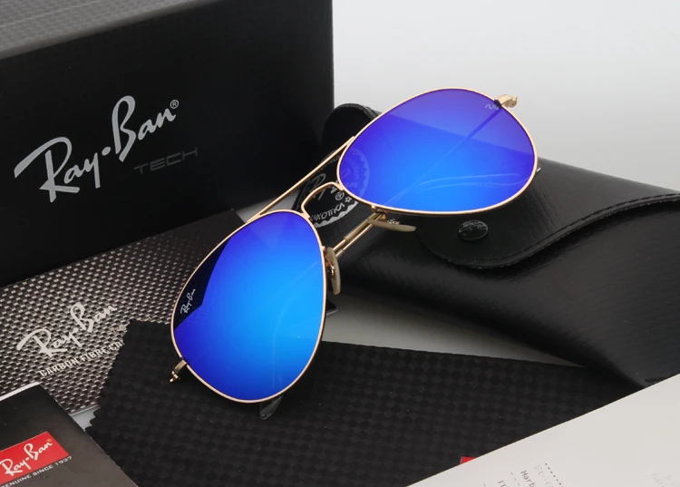 RayBan RB3025 поляризованные солнцезащитные очки для мужчин и женщин для вождения мужские солнцезащитные очки для мужчин ретро Oculos masculino мужские RayBan Авиатор