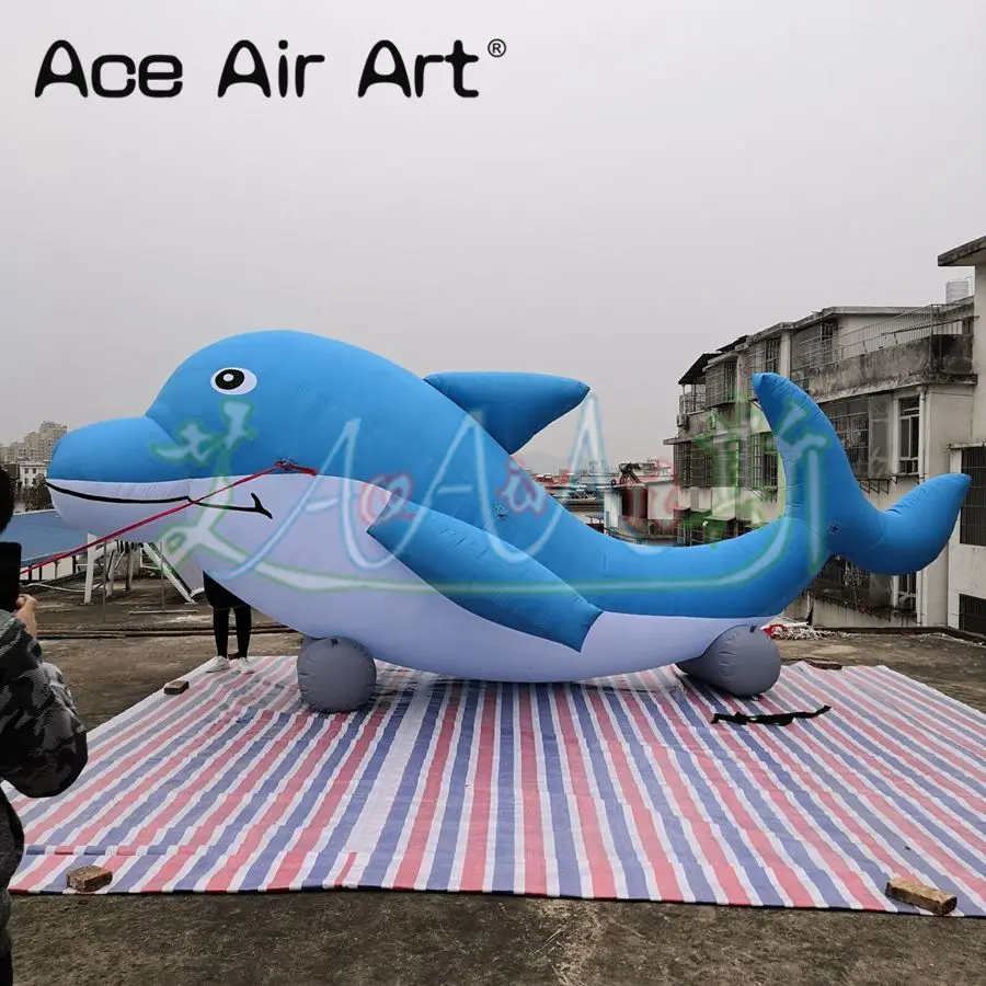 giant inflatable dolphin