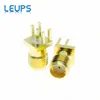 10PCS SMA Female Jack 1.6mm 1.2mm 1.0mm Spacing Edge Solder PCB Straight Mount RF Connector Gold Plated ► Photo 3/5