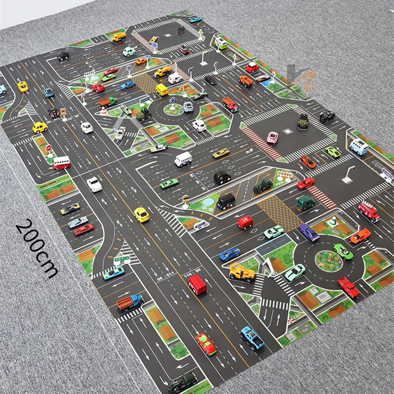 Игровые коврики для парковки 100x130 см|Коврики развивающие| |