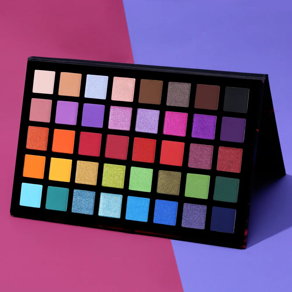 Ucanbe 40-color Spotlight глаз диск для теней мерцающий матовый Цвет Палитра теней