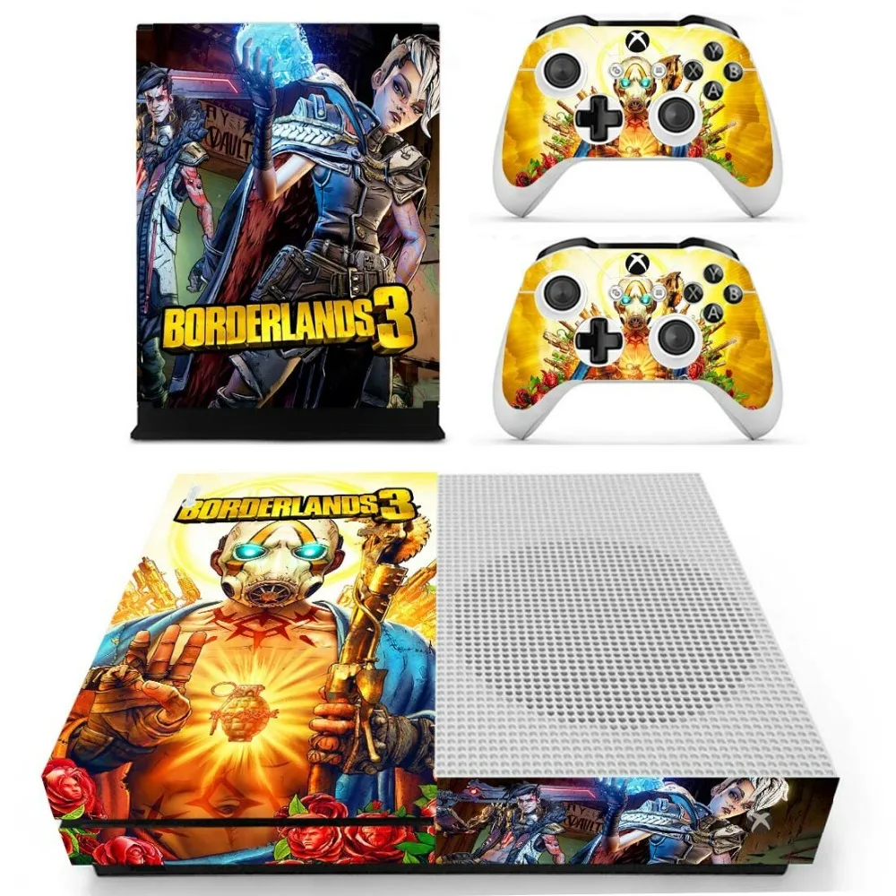 Borderland 3 наклейки для кожи наклейка для Xbox One S консоль и контроллеры для Xbox One тонкая кожа стикер s винил