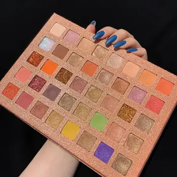 

DIKALU 40 Color Glitter Eye Shadow Pallete Eyes Makeup Matte Shimmer Pigmented Eyeshadow Palette Make Up Palette Cosmetics TSLM1