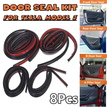 

Acccessories Seal Strips Door Replacement For Tesla Model 3 Rubber Waterproof Exterior