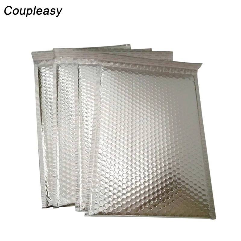 

30PCS/Lot Silver Plastic Bubble Bags Waterproof Mailers Padded Shipping Envelope Packaging Shipping Shockproof Bubble Bags