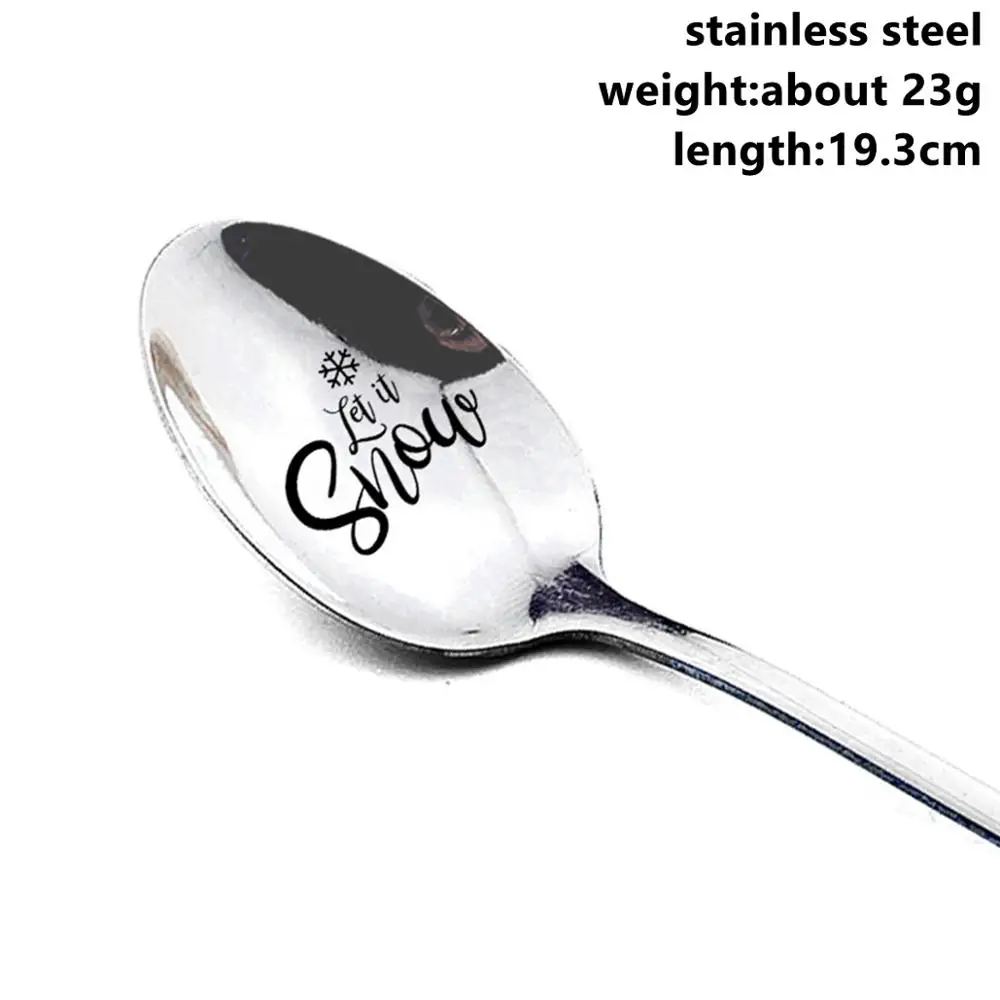 Xmas Spoon 6 Taoup DIY цветные деревянные елочные украшения Рождественские украшения для дома Рождественские Подвески Noel Санта Клаус DIY ремесла на заказ - Цвет: Xmas Spoon 6