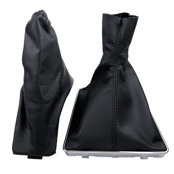 

Gear Shift Knob Lever Stick Gaiter Boot Handbrake Grips For Opel ASTRA H Car Anti Slip Parking Hand Brake Boot Cover Case Collar