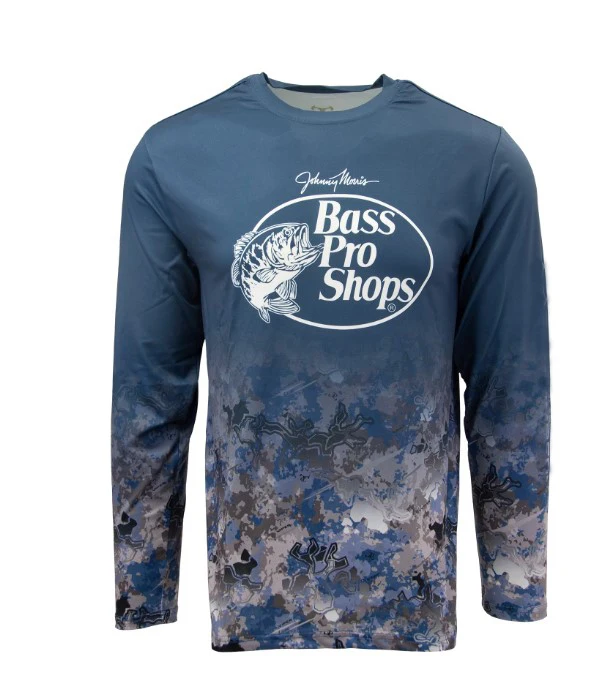 navy blue Мужские профессиональные рубашки для рыбалки с длинным рукавом, рубашки для быстрой носки UPF50+ рубашки для улицы - Цвет: navy blue