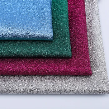

Practical PU Leather Synthetic Leather DIY Leatherette Glitter Fabric For Sofa Pillow Bag Handcraft Faux Leather Fabric Material