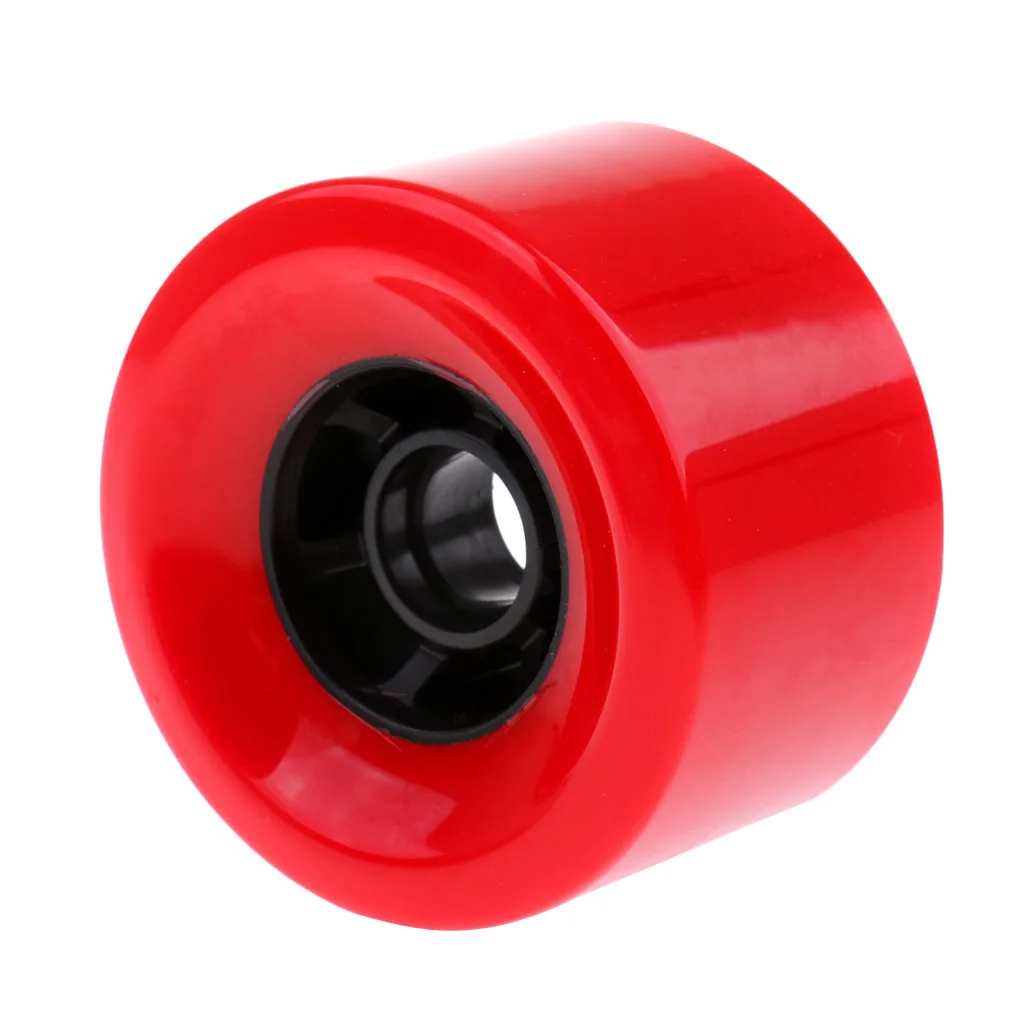 

New Solid Cruiser Longboard Skateboard PU Wheel Standard 90*52mm High Elastic Shock Absorb