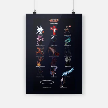 

Adam Lilith ramiel Angels Anime Aesthetic Canvas Poster Painting Wall Art Decor Living Room Bedroom Study Home Decoration Prints