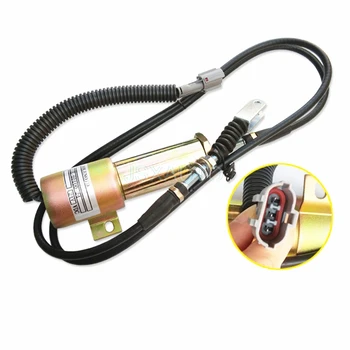 

Excavator excavator flameout solenoid valve excavator parts For HYUNDAI 215-7 R215-9