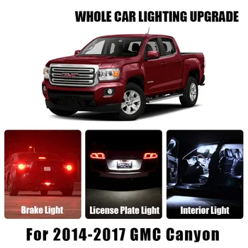 

Brake Parking Reverse Light Turn Signal Lamp For 2014-2017 GMC Canyon White Amber Red Car LED Bulbs Exterior Interior LED Light