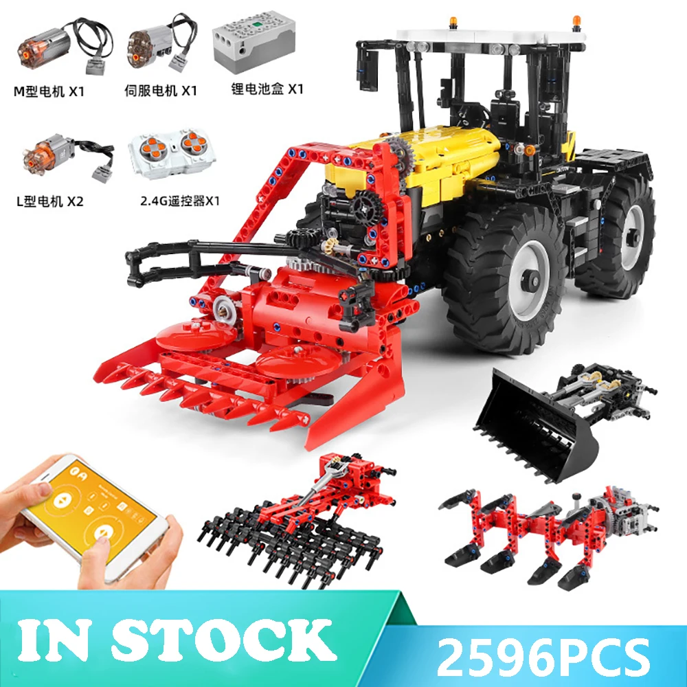 Пресс-форма для KING высокотехнологичный автомобиль RC трактор Fastrac 4000er MOC-25371