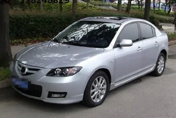 Aplend для Mazda 3 2006 2007 2008 2009 2010 2011 2012 фары прозрачный абажур лампы оболочки маска фары крышка - Цвет: Left and Right