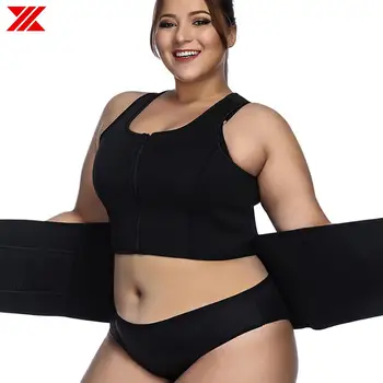 

HEXIN Sauna Sweat Vest Body Shapes Neoprene Waist Trainer Slimming Trimmer Fitness Corset Workout Thermo Adjustable Belt Corset