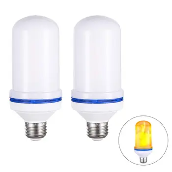 

Christmas LED Flame Effect Fire Light Bulbs 4 Modes with Upside Down Effect Lamp