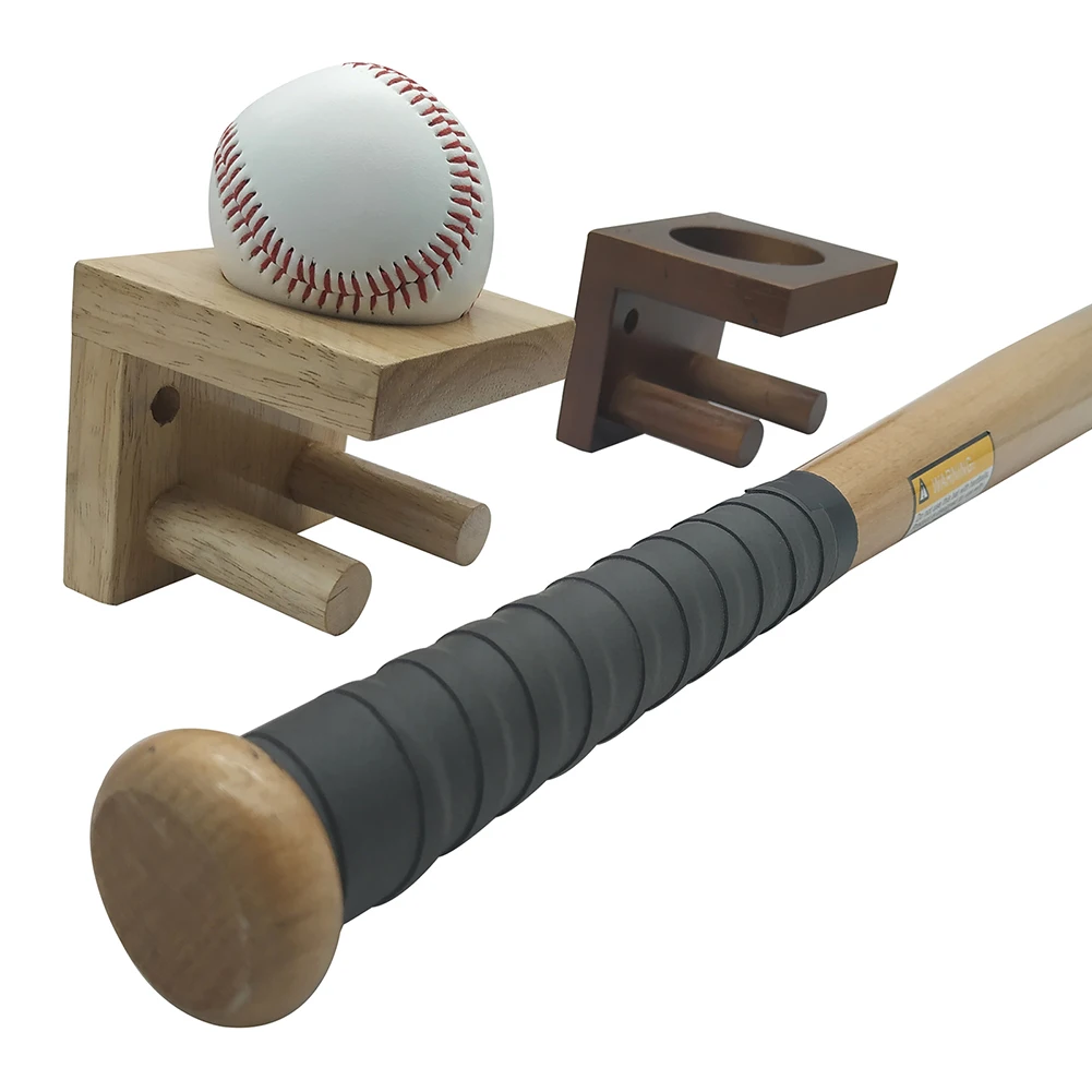 Baseball Bat Rack Baseball Tennis Bat Softball Racket Wall Mount