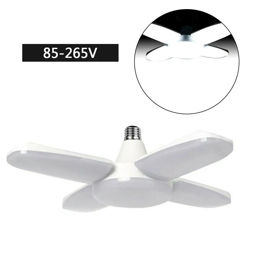 Cool white 80w Супер яркий AC 85-265 в 60 Вт 80 Вт E27 светодиодный вентилятор, светильник для гаража, промышленный светильник ing Led High Bay, промышленная лампа для мастерской, офиса - Цвет: Cool white 80w