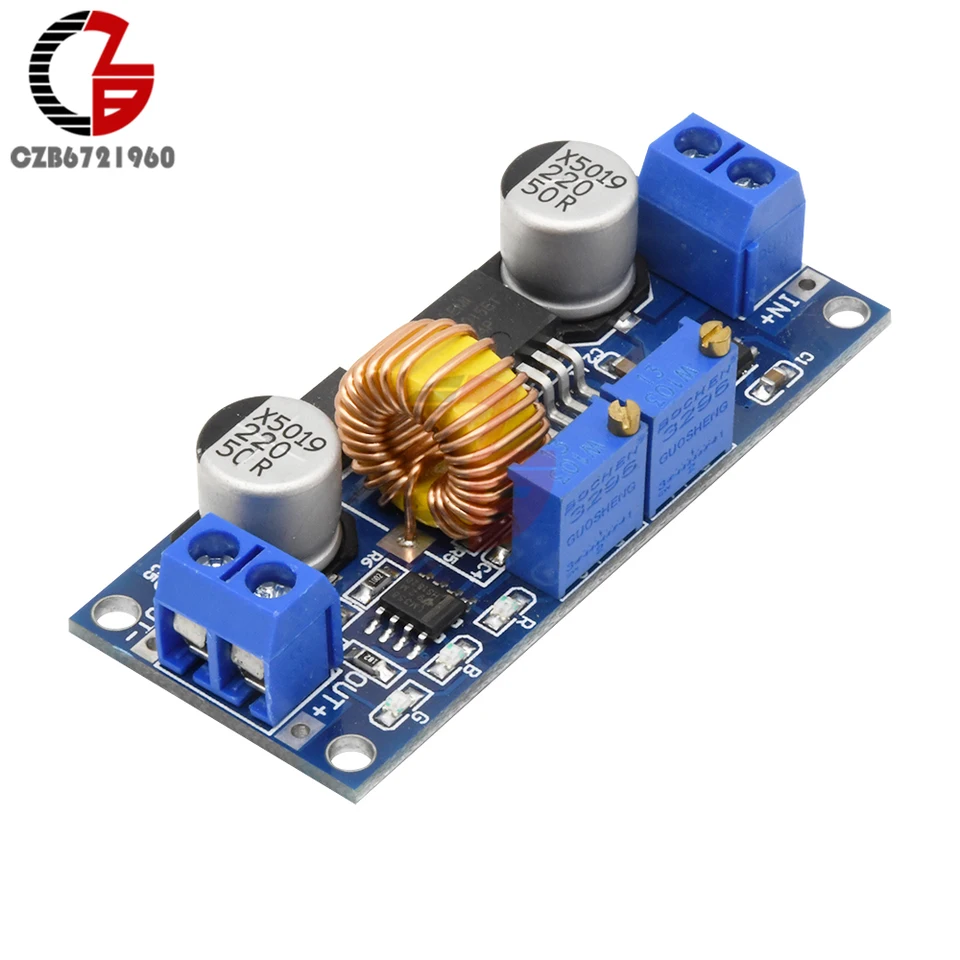 XL4015 Modulo Buck DC-DC Regolabile - Convertitore 4-38V A 1.25-36V, 5A, Per Batterie Litio (3 Pezzi) - Foto 7