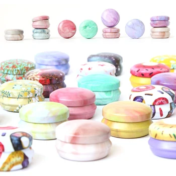 

Portable Mini Tin Box Tablet Box Metal Round Pill Box Drug Holder Medicine Tablet Capsule Box Container Storage Travel