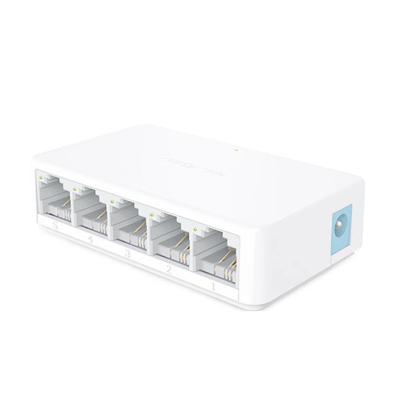 MERCURY S105C 5 Port Настольный Ethernet коммутатор 10/100 Мбит/с автоматическое согласование