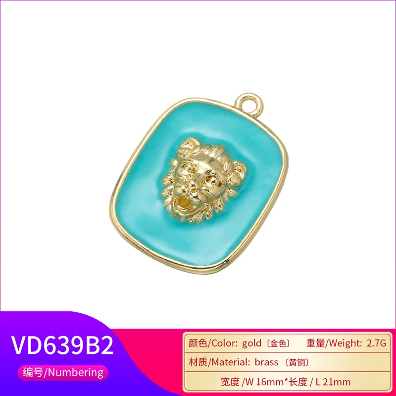 Animal Charms Jewelry Charms Alloy Pendant Metal Charm ZHUKOU 16x21mm delicate brass animal pendant for women handmade DIY necklace earrings bracelet jewelry accessories model: VD639