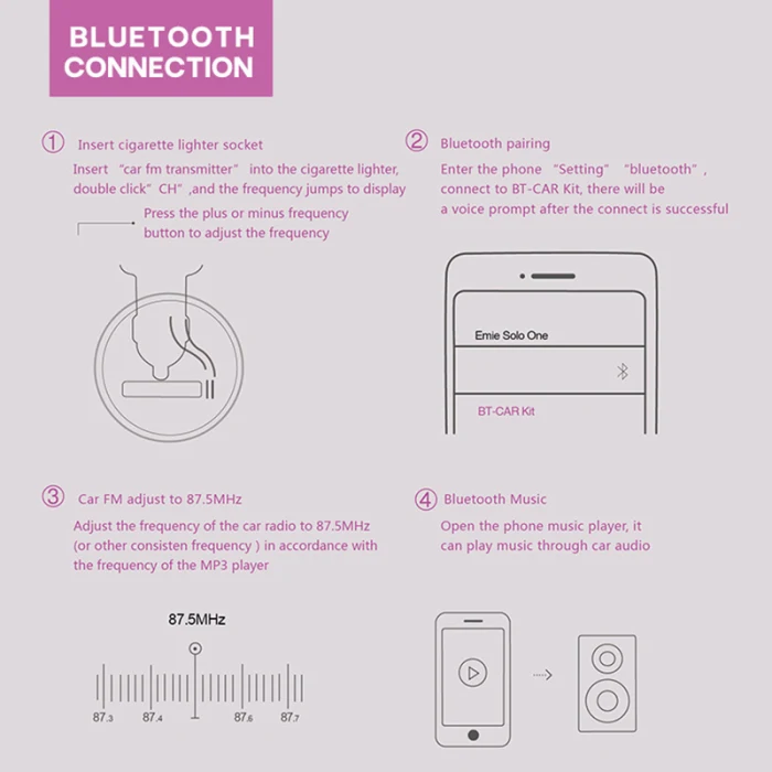 Автомобильный fm-передатчик 3 USB зарядка Bluetooth автомобильный комплект музыкальный плеер со съемным диско-светильник SP99
