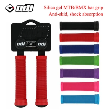 

2PCS ODI Fold Bike Handlebar Grip Silicone Bicycle Handle Bar Cover Anti-skid Shock Absorption Fit MTB BMX XC / AM Downhill