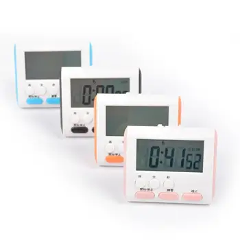

Kitchen LCD Digital Display Count-Down Up Cooking Baking Timer with Back Stand Alarm Backing Stand for Cooking Office Study