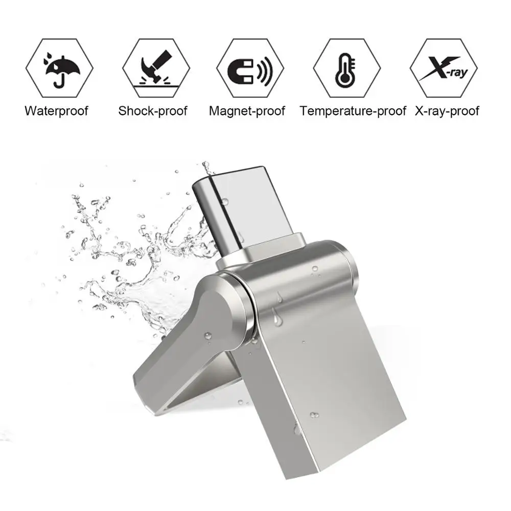Topesel-mini Flash Drive tipo c Ultra Dual Usb 3.0 32gb 64gb 128gb u Disco - Imagem 3